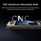 ANBERNIC RG477M Retro Handheld Game Console   Aluminum Alloy CNC Android 14 System 4.7 Inch LTPS in-Cell Screen Dimensity 8300 Processor Support WiFi 6E Bluetooth 5.3 NO Game Card(Brozen)