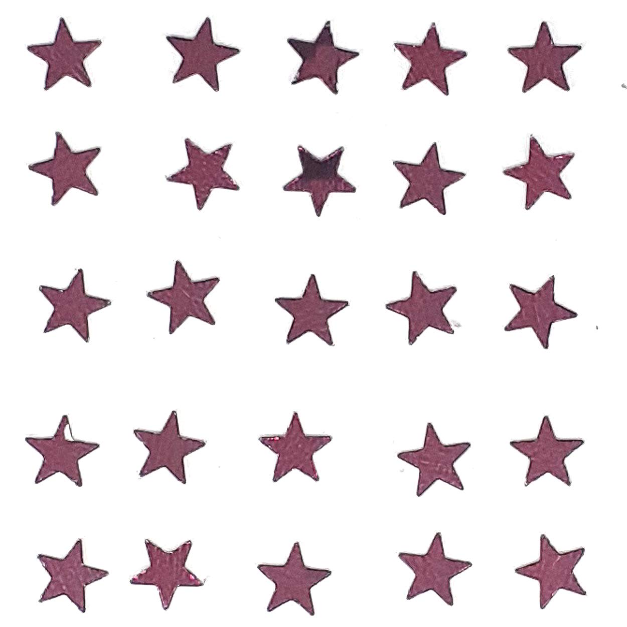 Confetti Star 1/4 Burgundy - Retail Pack #9968 QS0