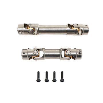 XSYGO Drive Shaft Stainless Steel Front Rear Center Driveshafts for 1/18th TRX4M Defender Bronco RC Crawler Car Upgrades