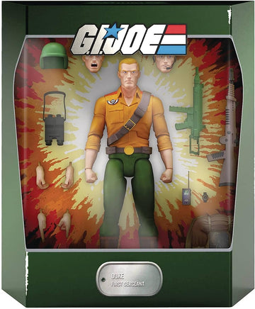 Super7 Ultimates! G.I. Joe Duke - 7' G.I. Joe Action Figure With Accessories Classic Cartoon Collectibles And Retro Toys