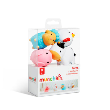 Munchkin® Farm™ Animal Squirts Baby Bath Toy, 4 Pack