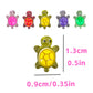 BiSUAN Mini Glow in The Dark Turtle Figurines - Small Resin Animals for Fairy Garden  DIY Dollhouse Decor  Tiny Miniature Things to Hide  Micro Landscaping (200)