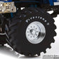 Greenlight 48-Inch Monster Truck Firestone Wheels & Tires 6 Piece Set Kings Of Crunch 1/18