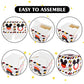Toniful Mouse 1St Birthday Party Supplies Red Yellow Black Balloon Box With Letters