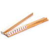 Yellow Mountain Imports Wooden Mahjong (Mah Jong, Mahjongg, Mah Jongg, Mah Jongg, Majiang) Racks With Pushers, 18 Inches, Natura
