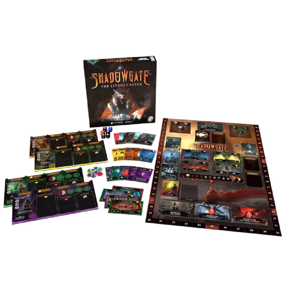 Trick Or Treat Studios Shadowgate Board Game - Black Cardboard, Model 229522