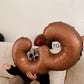 Dark Brown 6 Balloon, Coffee Brown Number Balloons 40 Inch, 6Th Balloons For Chocolate Brown Birthday Decorations, Brown And Bla