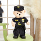 Houwsbaby 14 Electronic Police Teddy Bear Stuffed Animal Dancing Music Singing Waving Interactive Teddy Bear Plush Toy Presents