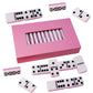 Idtq Double Six Standard Dominos Set 28 Tiles - Dominos Set Games For Adults, Classic Numbers Table Games, Family Travel Dominos