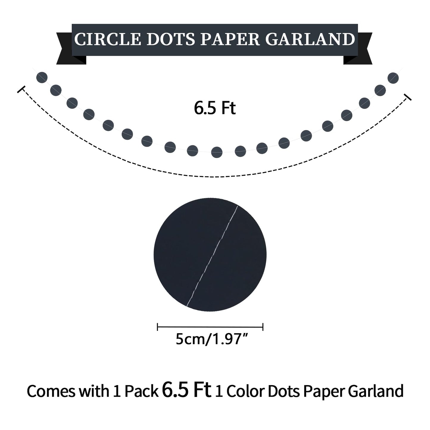 LITAUS, Birthday Decorations, NO DIY - Pack of 16 | Black Happy Birthday Banner, Honeycomb Balls, Swirls, Garland | Happy Birthd