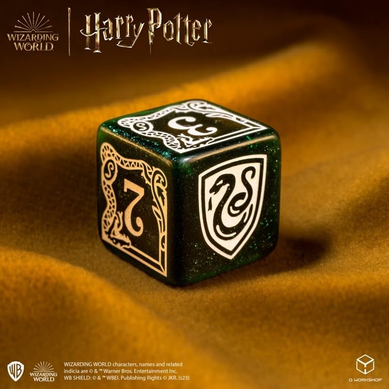 Harry Potter Slytherin Modern Dice Green