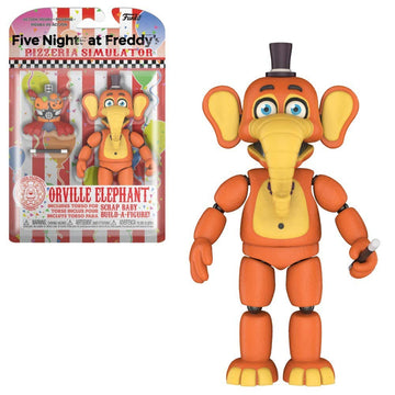 Funko Five Nights at Freddy's Orville Elephant Action Figure - Collectible FNAF Pizza Simulator - Gift Idea for Kids & Adults - Multicolor