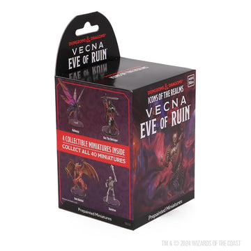 Wizkids D&D Icons Of The Realms: Vecna: Eve Of Ruin - Single Booster | Dungeons And Dragons Figures | Pre-Painted | Blind Box