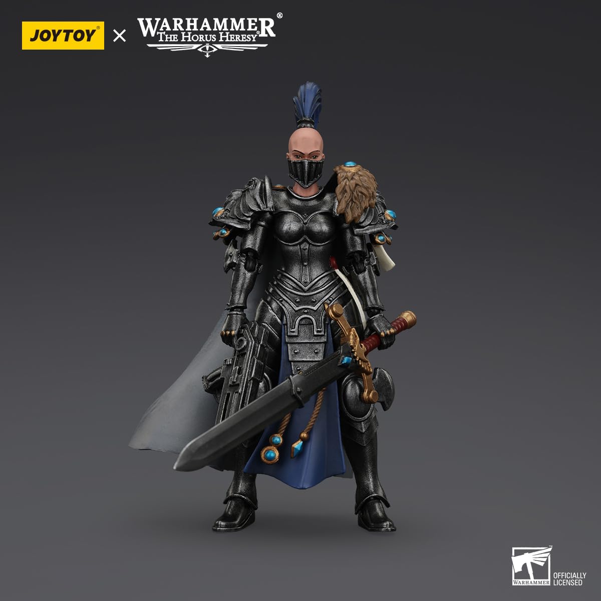 malt-inspiredISE JOYTOY 1/18 Action Figures - Warhammer The Horus Heresy Sisters of Silence Argent Lynx Vigilator Cadre Vigilator 1-4 Classic Character Collectible Age 15 and Above