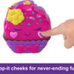 Polly Pocket Compact Playset - Something Sweet Cupcake, 15 Pieces, Multicolor, Includes 2 Micro Dolls & Accessories, Model HKV31