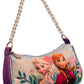 Ruz Frozen Elsa & Anna Shoulder Handbag With Beaded Handle