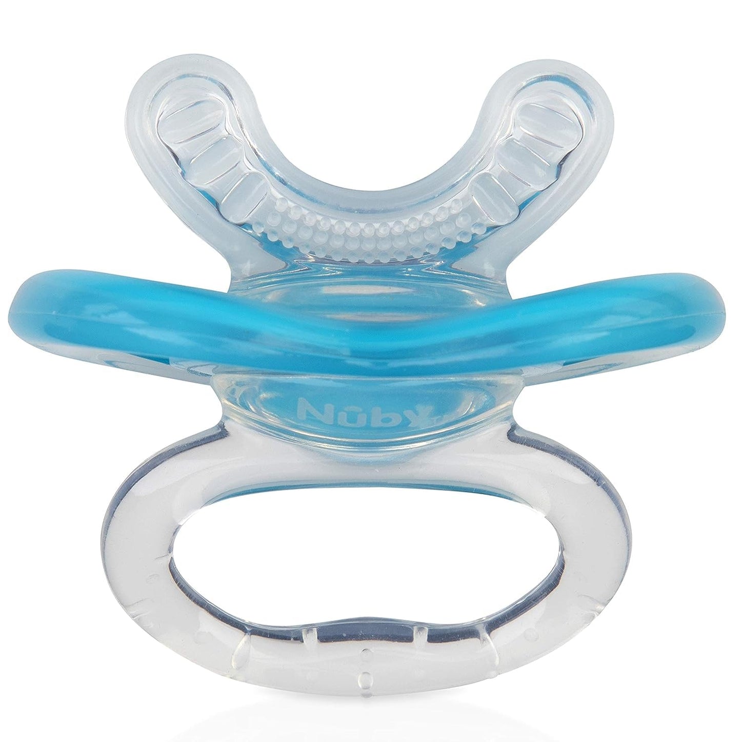 Nuby Gum-eez Pacifier Teethers 2-Pack, Silicone, One Size, Colors May Vary, Model 613