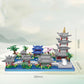 Kadablk Mini Bricks Architecture Set - Suzhou Garden & West Lake, 950 PCS, Plastic, Asian Style, for Adults & Teens, Mini West Lake Color