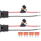 Weewooday 2 Pcs Replacement Wire Harness Connector Compatible with 12-Volt SLA Battery, Battery Adapter with Heavy Duty 12 Gauge