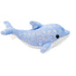 WILD REPUBLIC Dolphin Foilkins Stuffed Animal, 8-inch Plush Toy, Made from Recycled Water Bottles, Gift for Kids