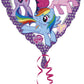 Anagram International My Little Pony Heart Foil Balloon Pack, 18, Multicolor