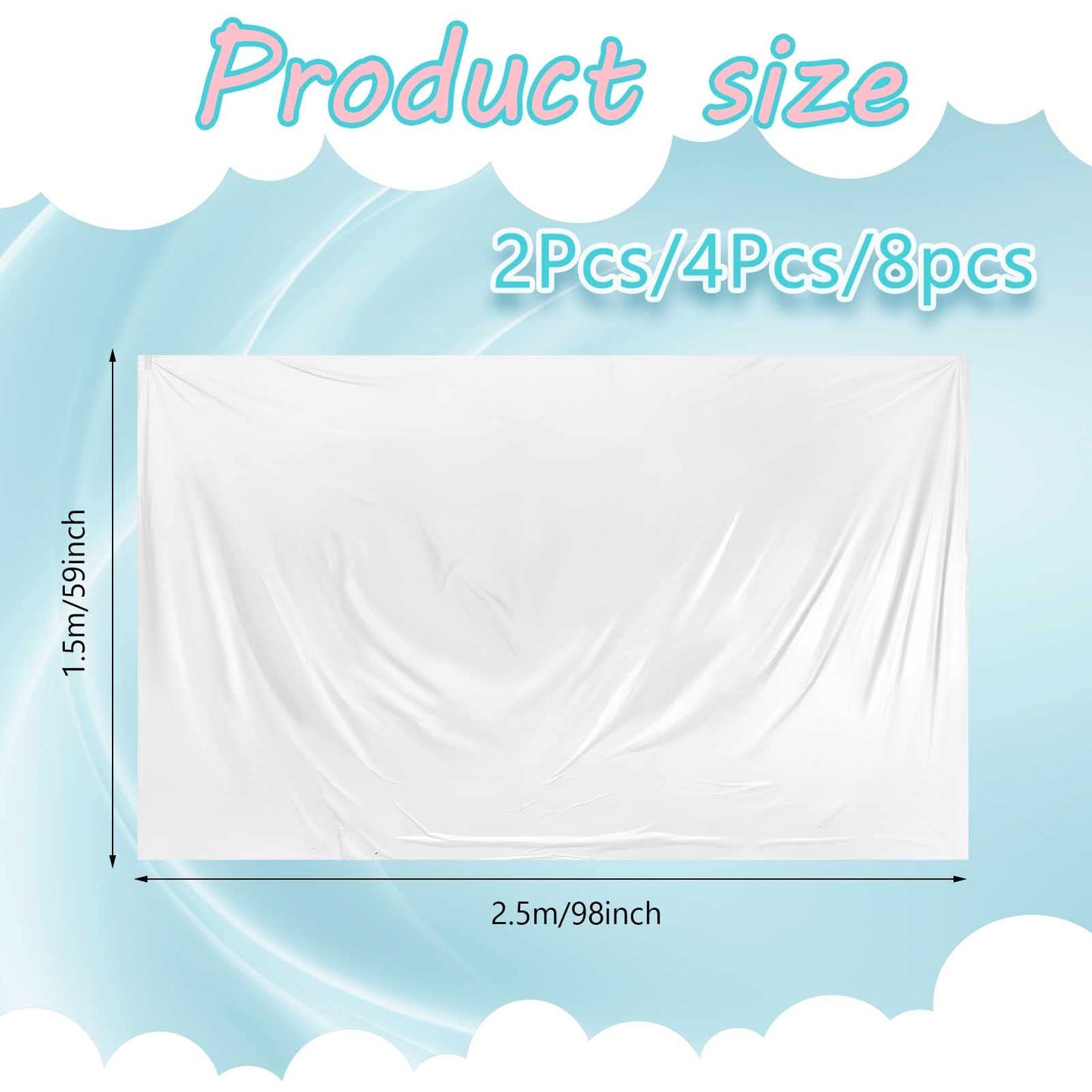Large Balloon Bags For Transport Clear Balloon Drop Bag Plastic Bags For Balloons Big Balloon Carrying Bag Giant Storage Bags Fo