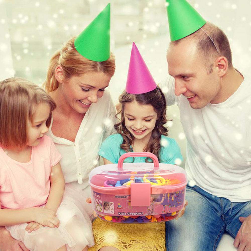 Pop Beads, Jewelry Making Kit for Girls, Art and Craft Toys Gift, DIY Bracelets Necklace Hairband and Rings Creativity Set for K