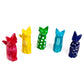 Global Crafts Soapstone Tiny Sitting Cat Figurines, Handmade In Kenya, Assorted Pack Of 5 Colors (Ksasmcat-5Pk)