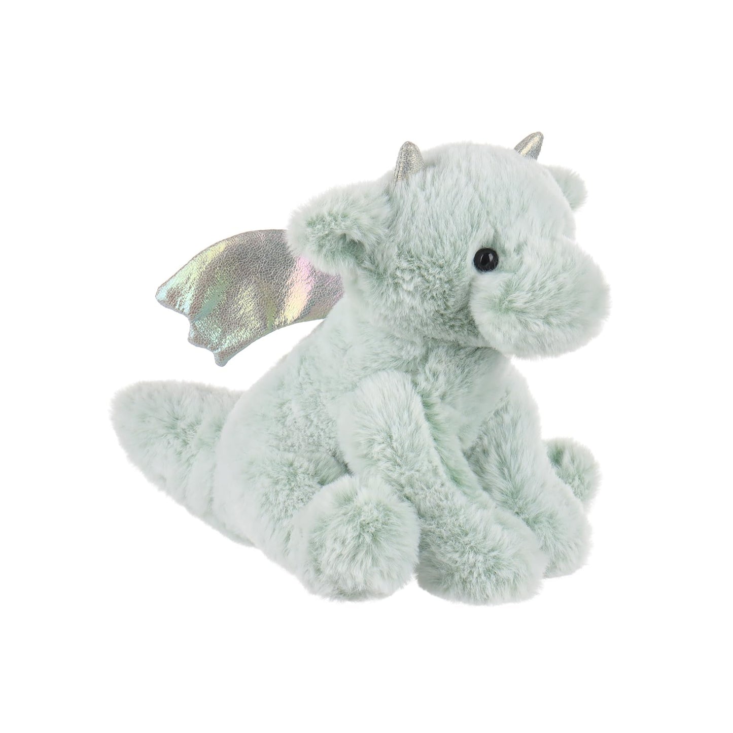 Apricot Lamb Plush Green Dinosaur Stuffed Animal, Soft Polyester, 8 Inch Cuddly Toy for Kids
