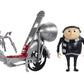 Minions: The Rise Of Gru Movie Moments Pedal Power Gru Approx 4-In/10-Cm Action Figure Interactive Toy With Articulation & Movie Scene Accessories, Great Gift For 4 Years & Older Minion Fans