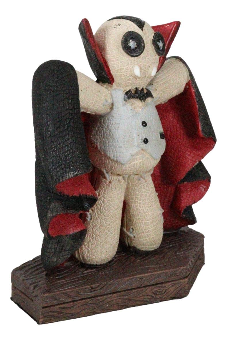 Ebros Day Of The Dead Pinheadz Monster With Voodoo Stitches Figurine Halloween Collectible Statue Fantasy Mythical Beings Undead Apocalypse Horror Icon (Draco My Vampire Dracula)