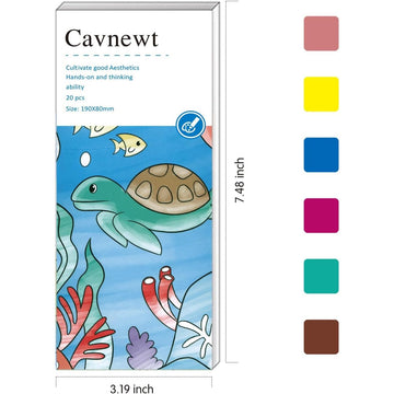 4Pack Mini Paint Pad, Mini Paint Pads, Watercolor Paint Pad, Pocket Watercolor Painting Book, Mess Free Water Color Paint Set Ar