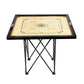 AnNafi® Carrom Stand - Adjustable & Foldable Metal Pipe Design - Black Indoor Gaming Accessory