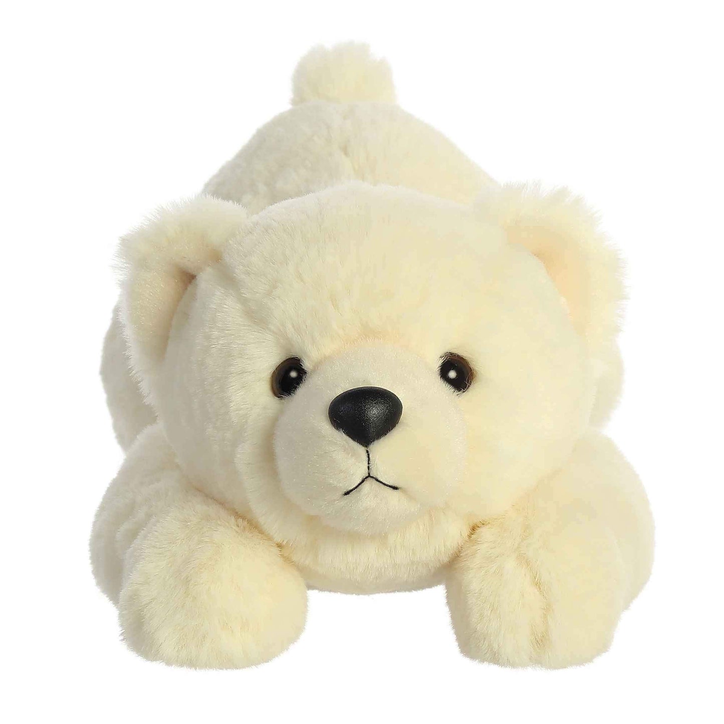 Aurora Adorable Flopsie Polaris Polar Bear Stuffed Animal - Playful Ease - Timeless Companions - White 12 Inches