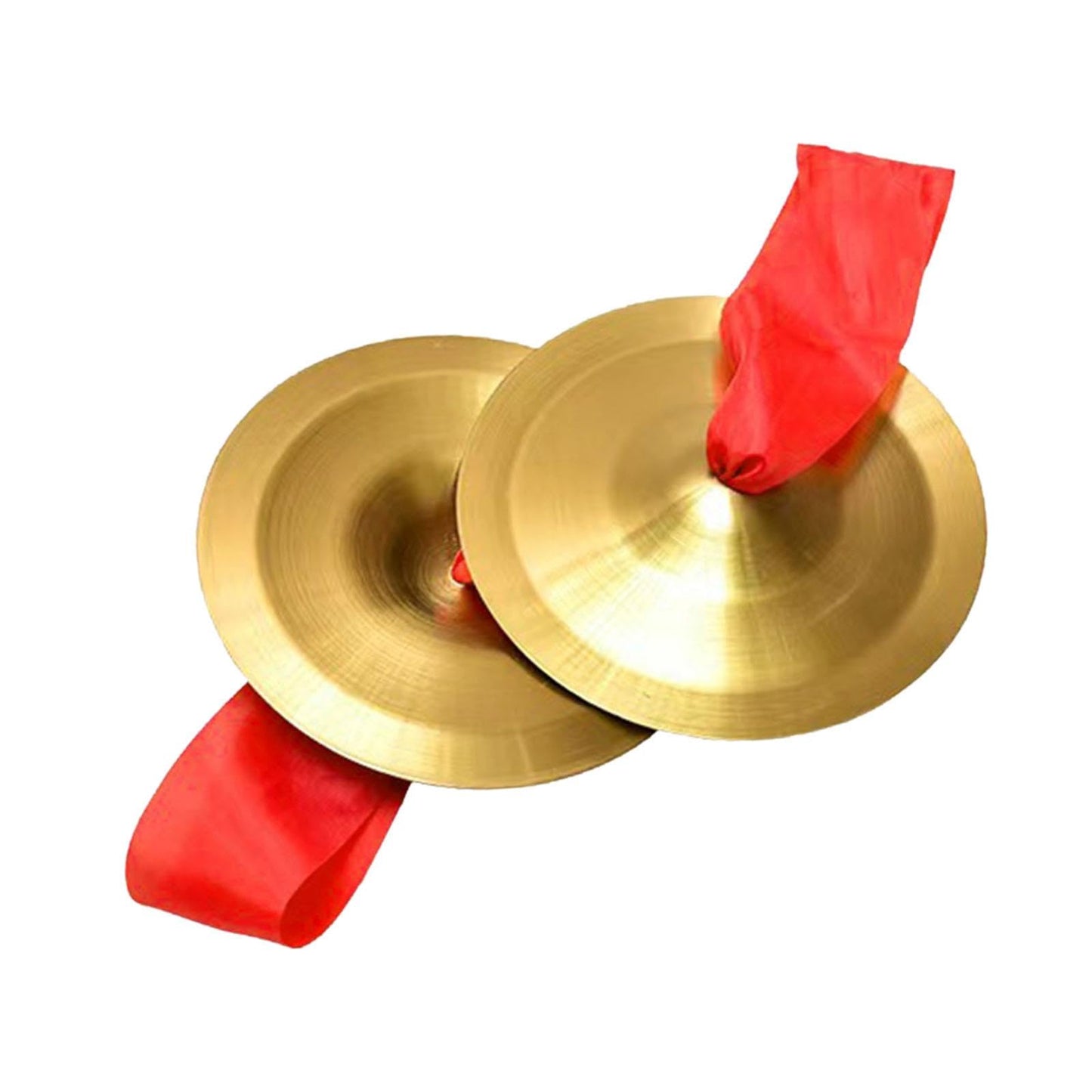 Fabloft 2 Pieces Mini Hand Cymbals Bright Sound Teaching Aids For Dance Stage School 15Cm