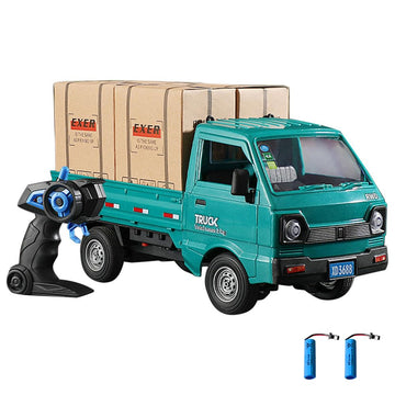 Dodoore Remote Control Car RC Kei Truck,1:16 Scale RC Transporter Pickup Truck, 2.4GHz All Terrain RC Transport Cars with Spray