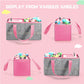 Portable Carrying Case Compatible With Toniebox Starter Set And Tonies Figurines,Travel Felt Cloth Musical Toy Folding Bag For Toniebox Accessories (Dark Pink)