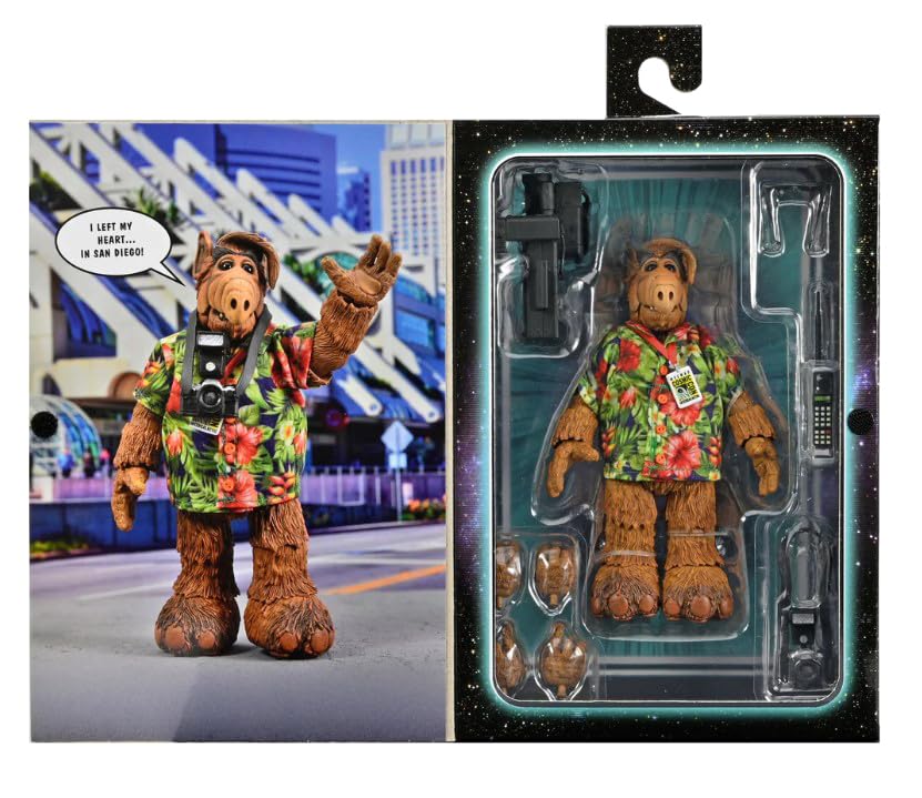 NECA Alf 7-Inch Scale Cosmic Con Alf Action Figure - SDCC limited availability