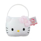 Megatoys Hello Kitty Plush Easter Basket, White