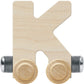 Nametrain Unfinished Letter Car K - Made In Usa