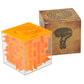 Thinkmax Money Maze Puzzle Box For Kids And Adults, Perfect Money Holder Maze Puzzle Gift Box (Orange)