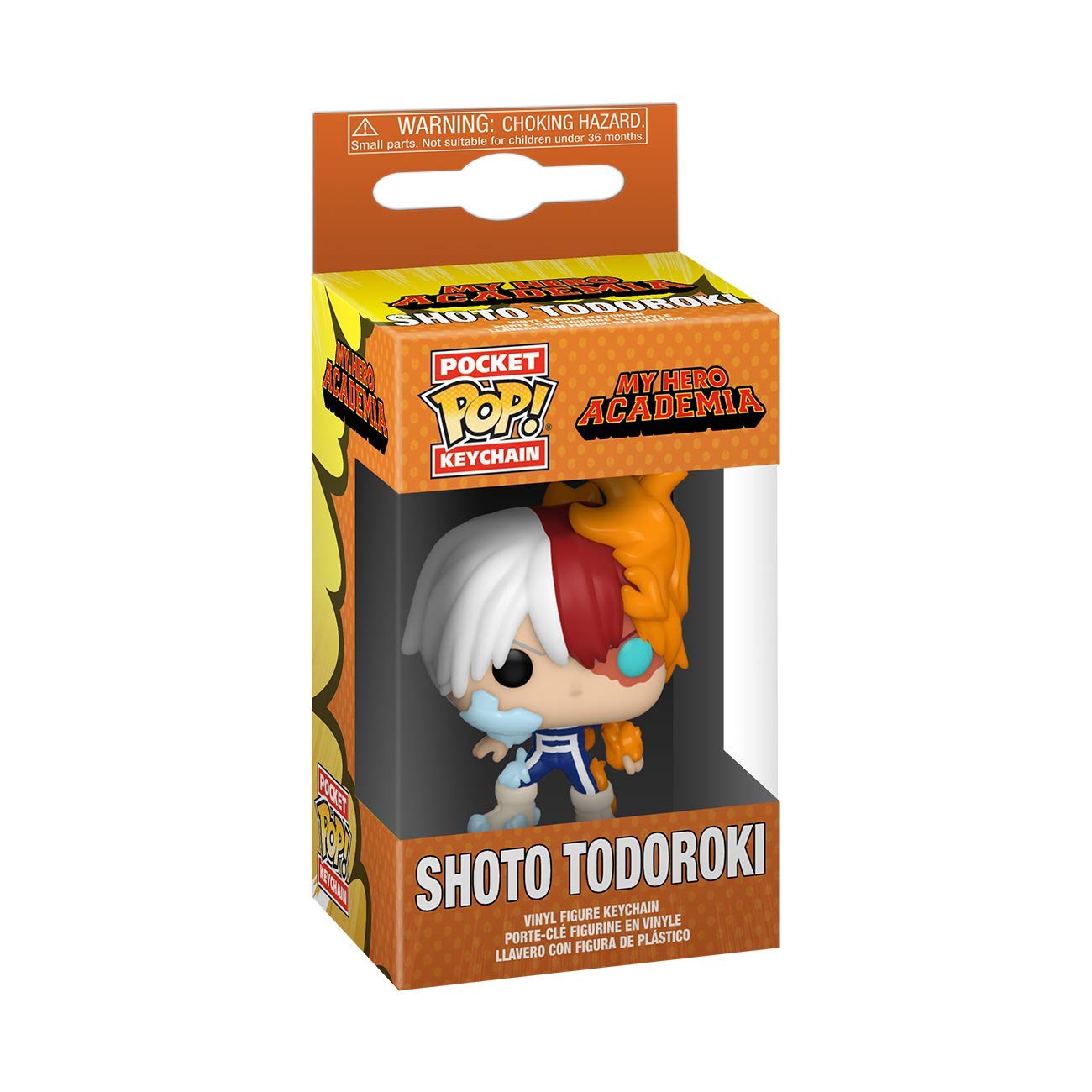 Funko Pop! Keychain: My Hero Academia - Todoroki, Multicolor, 2 Inches, (Model: 48174)