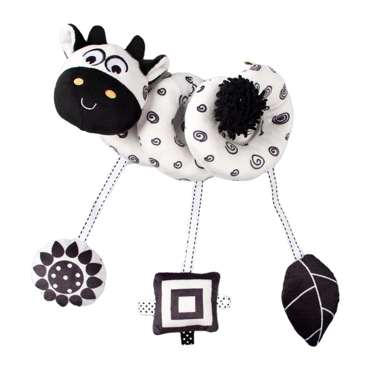 Atorse Baby Crib Pram Animals Rattle Spiral Stroller Car Seat Pushchair Toy Cow