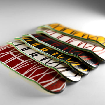 Noahwood Fingerboards 8.0 Deck 100Mm X 33Mm (Red-White) Deck