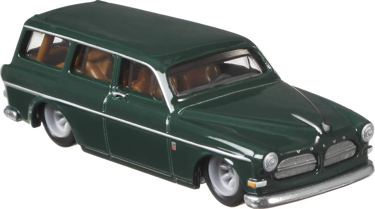 Volvo P220 large online retailer Wagon Dark Green Fast Wagons Series Diecast Model Car by Hot Wheels