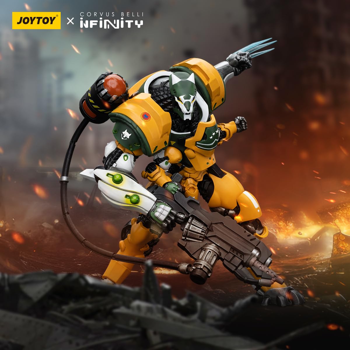 JOYTOY Infinity Yu Jing BLYE Wolf Mongol Cavalry, Male 1:18 Scale Action Figure Collection Model 6.8in