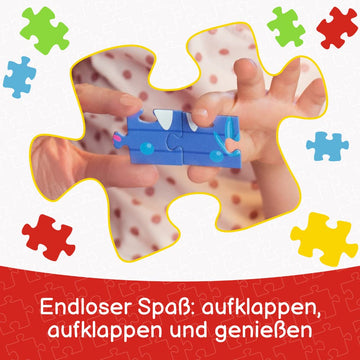 Trefl 3In1 Jigsaw Puzzle The Extraordinary World Of Dinosaur Print, Diy Puzzle, Creative Fun, Classic Puzzle For Adults And Children From 4 Years Old