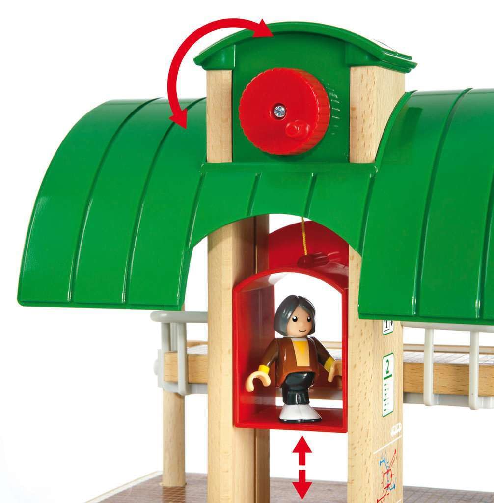 BRIO World 33512 Travel Switching Set - 42-Piece Wooden Train Toy for Kids Ages 3+ - Multi Color, Compatible with All BRIO Railway Toys
