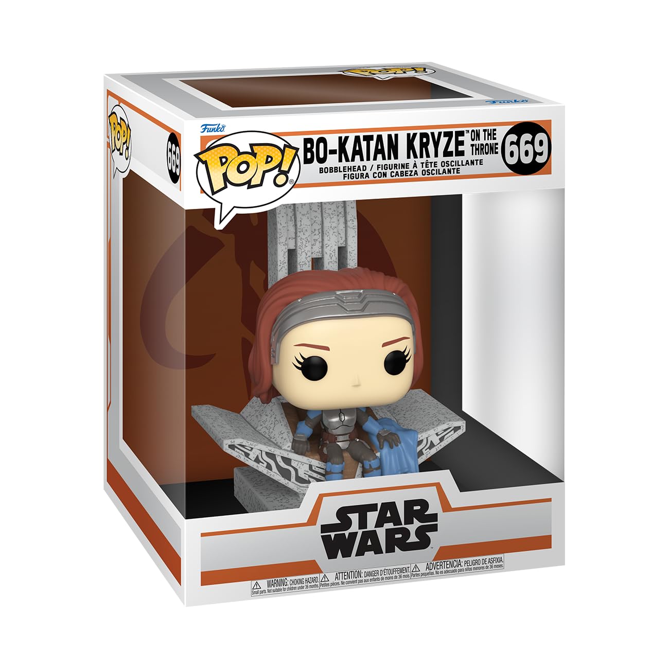 Funko POP! Deluxe Star Wars The Mandalorian Bo-Katan Vinyl Figure 10-inch Multicolor Collectible for Kids & Adults