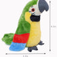 Talking Parrot Repeats Upgrade Newest Talking Parrot What You Say With Cute Voice - Electronic Pet Talking Plush Parrot for Child Kids gift Party Plush Toy Gift Birthday Gift Kids Early Learning